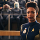 Michael Burnham (Sonequa Martin-Green) in the season finale of Star Trek: Discovery.